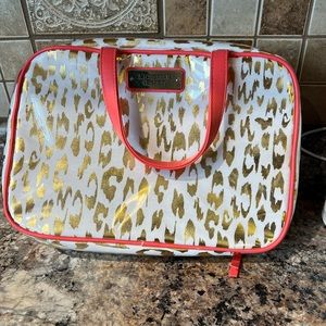 Cosmetic case leopard Victoria secret